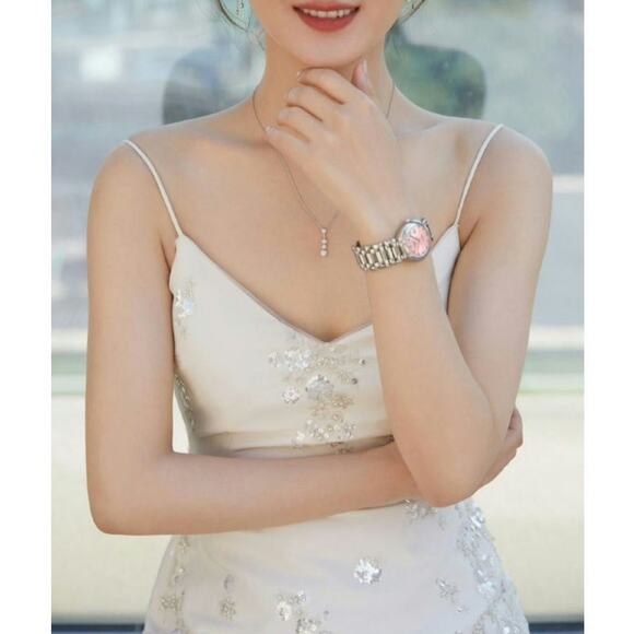 Self-Portrait White‎ Embellished V-neck Maxi Dress UK 6 (US2) - Picture 4 of 16